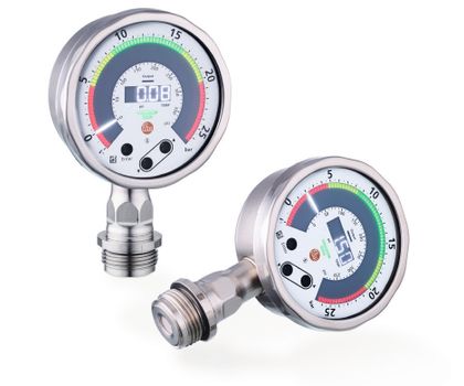 ifm: Elektronisches Manometer mit LED-Anzeige ifm: Elektronisches Manometer mit LED-Anzeige