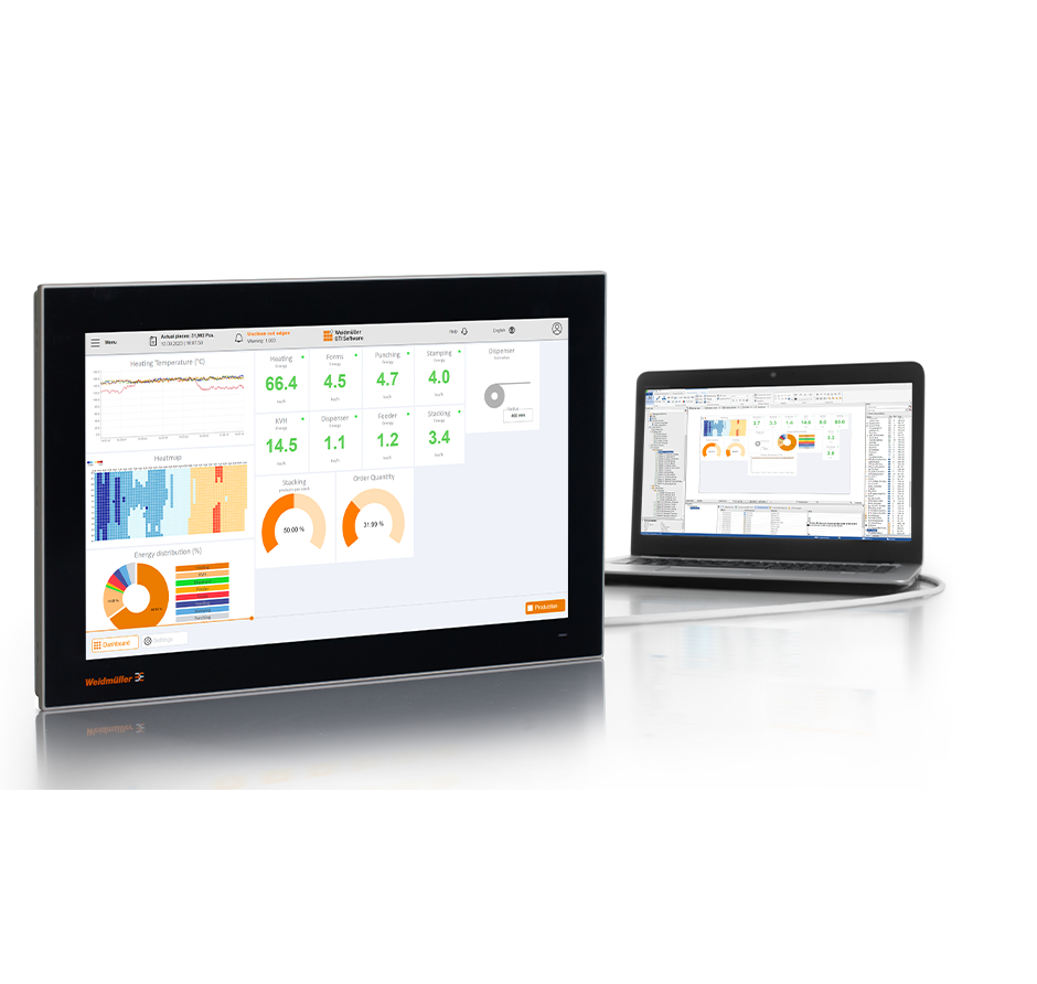Weidmüller: Maschinenvisualisierung mit webbasiertem HMI Weidmüller: Maschinenvisualisierung mit webbasiertem HMI