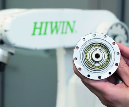 Platz- und gewichtsparend: Hiwin stellt Wellgetriebe selbst her