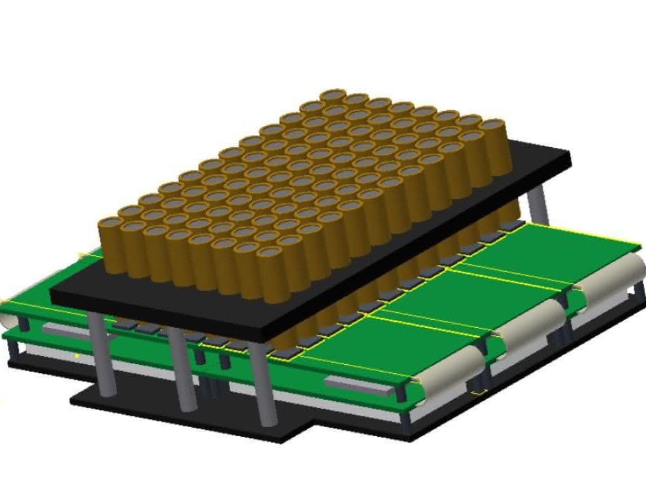 Einzelne Linsen des Facettenauges, wie es Insekten haben, werden mit schlanken Tubenlinsen nachgebildet und zu einem System aus 96 Linsen zusammengefügt Grafik zum System mit 96 Tubenlinsen