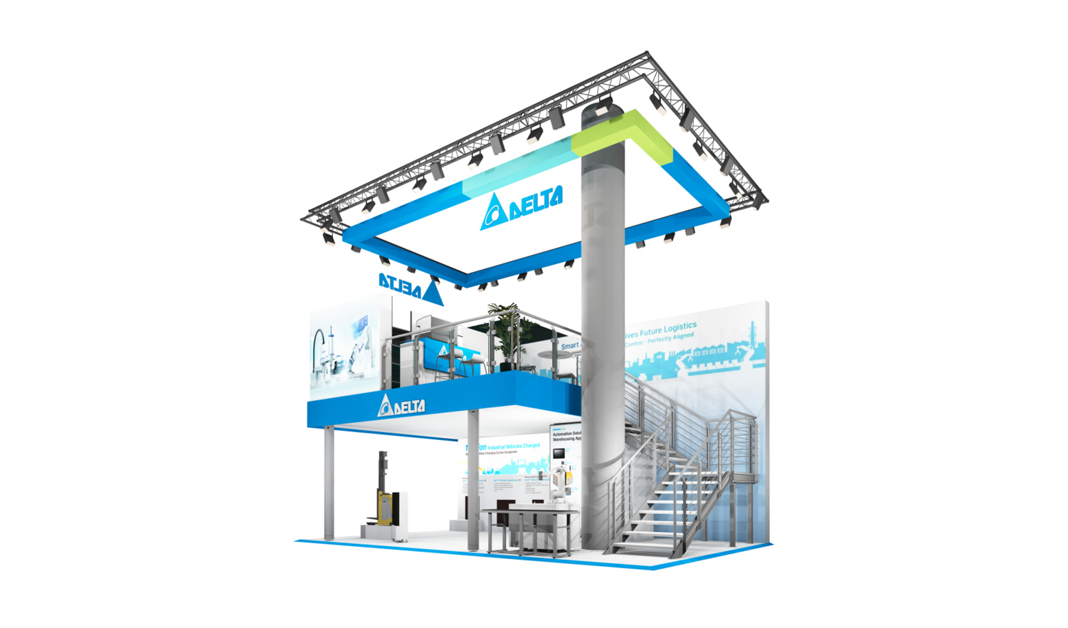 Messestand DELTA auf der LogoMAT