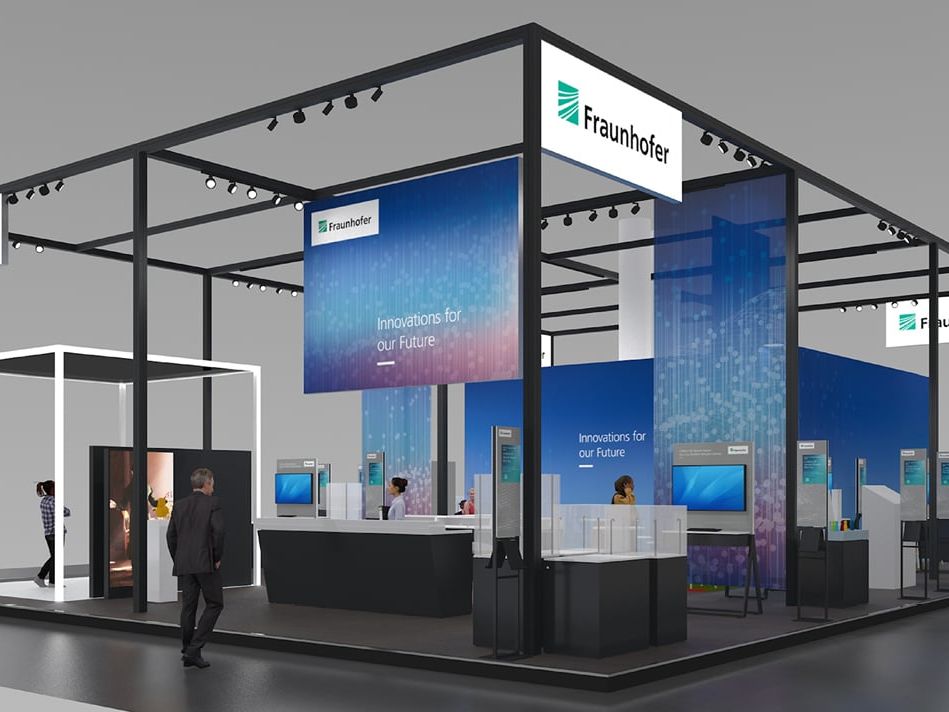 Fraunhofer auf der Hannover Messe 2026: KI, Daten und Materialinnovationen für die Industrie Fraunhofer-Messestand auf der Hannover Messe 2026