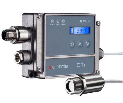 Optris: CTi-Pyrometer mit EtherCAT und IO-Link