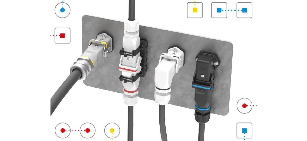 Ilme: Verschlussbügeldesign für kompakte Steckverbinder Ilme: Verschlussbügeldesign für kompakte Steckverbinder