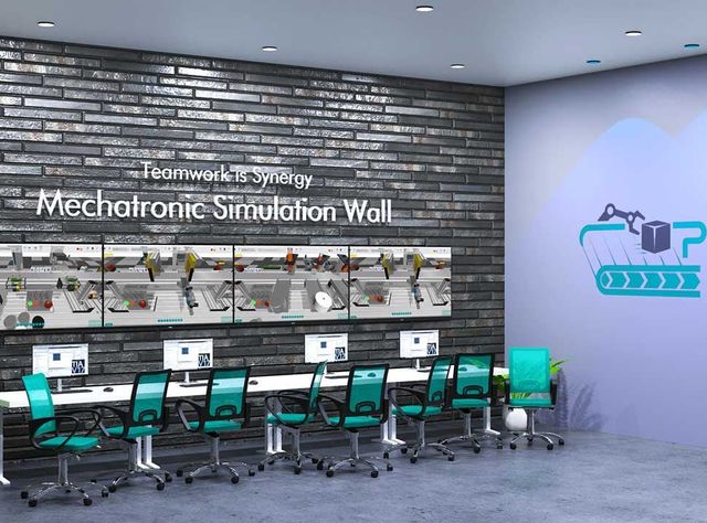 Mechatronic Simulation Wall, MHJ Software Mechatronic Simulation Wall, MHJ Software