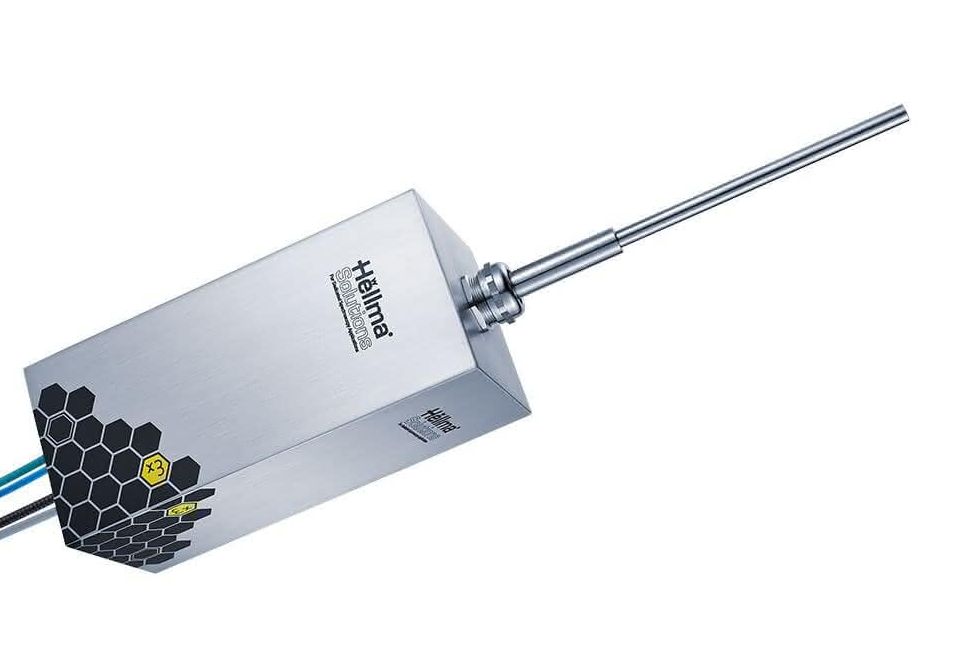 Raman-Sonde mit integriertem Laser