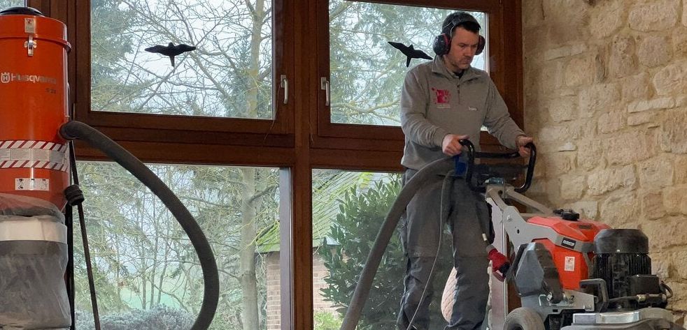 Husqvarna: Geschliffener Terrazzoboden bringt neuen Glanz ins Bio- und Wellness-Hotel Husqvarna: Geschliffener Terrazzoboden bringt neuen Glanz ins Bio- und Wellness-Hotel