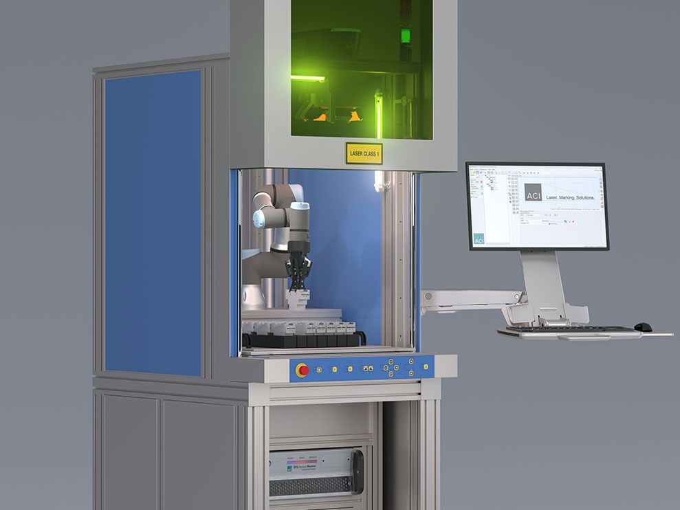 Reproduzierbare Qualität und mehr Effizienz: Automatisierung in der Laserbeschriftung Reproduzierbare Qualität und mehr Effizienz: Automatisierung in der Laserbeschriftung