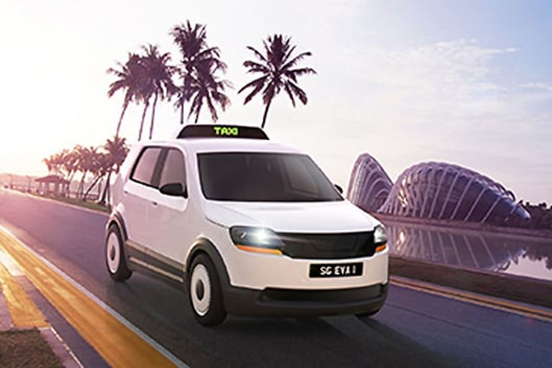 Details zum Elektrotaxi 'EVA' Details zum Elektrotaxi 'EVA'