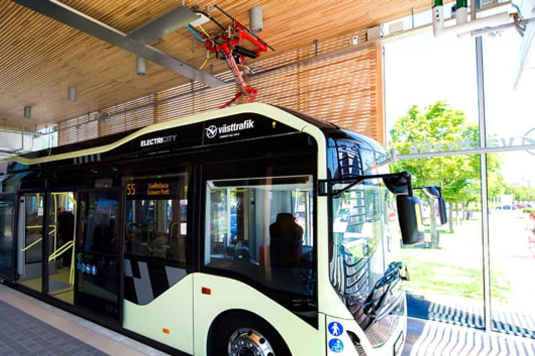 100-Prozent-Ökostrom-Buslinie in Göteborg mit Siemens-Technik