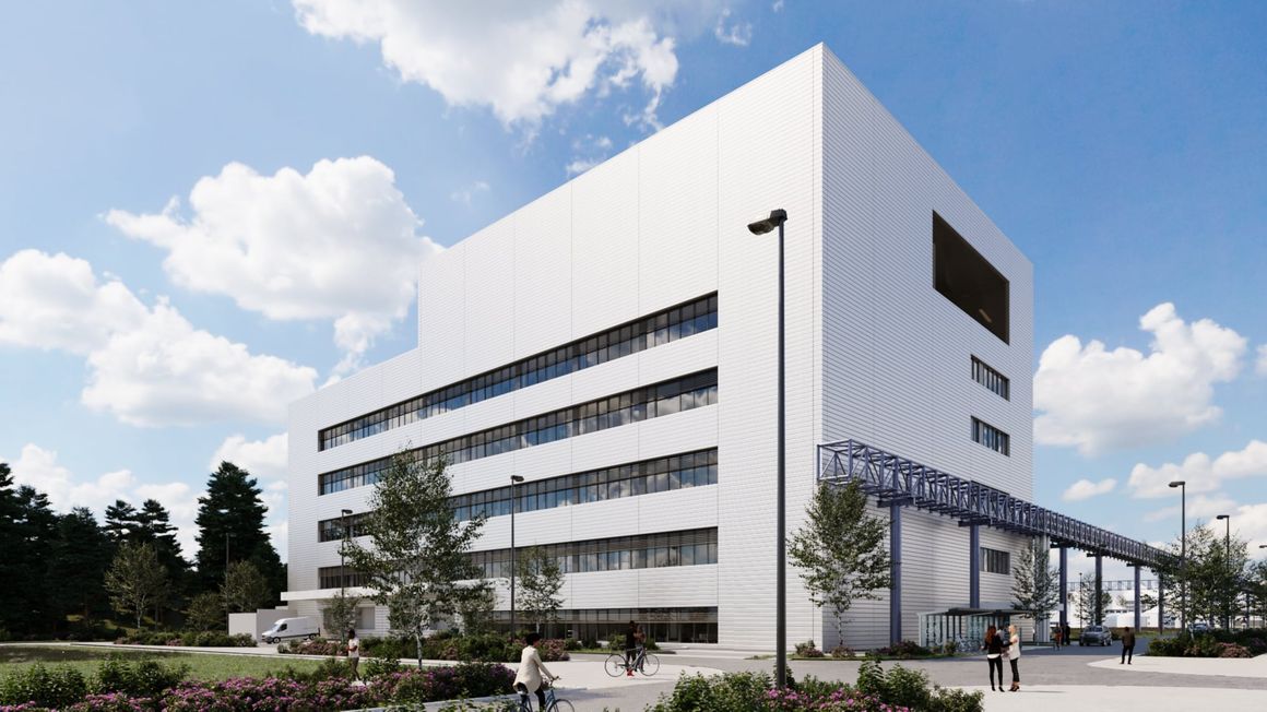 Darstellung des neuen Roche Diagnostik-Produktionszentrums in Penzberg