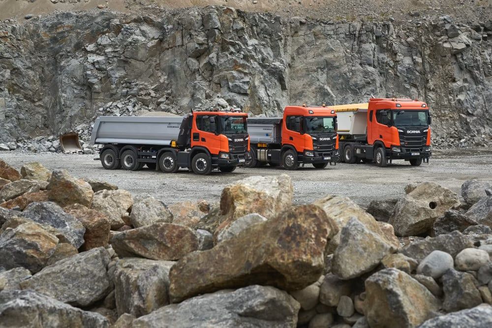 Scania G 500 XT 6x4, Kipper | Scania G 450 XT 8x4, Kipper | Scania R 500 XT 6x4, Kipper