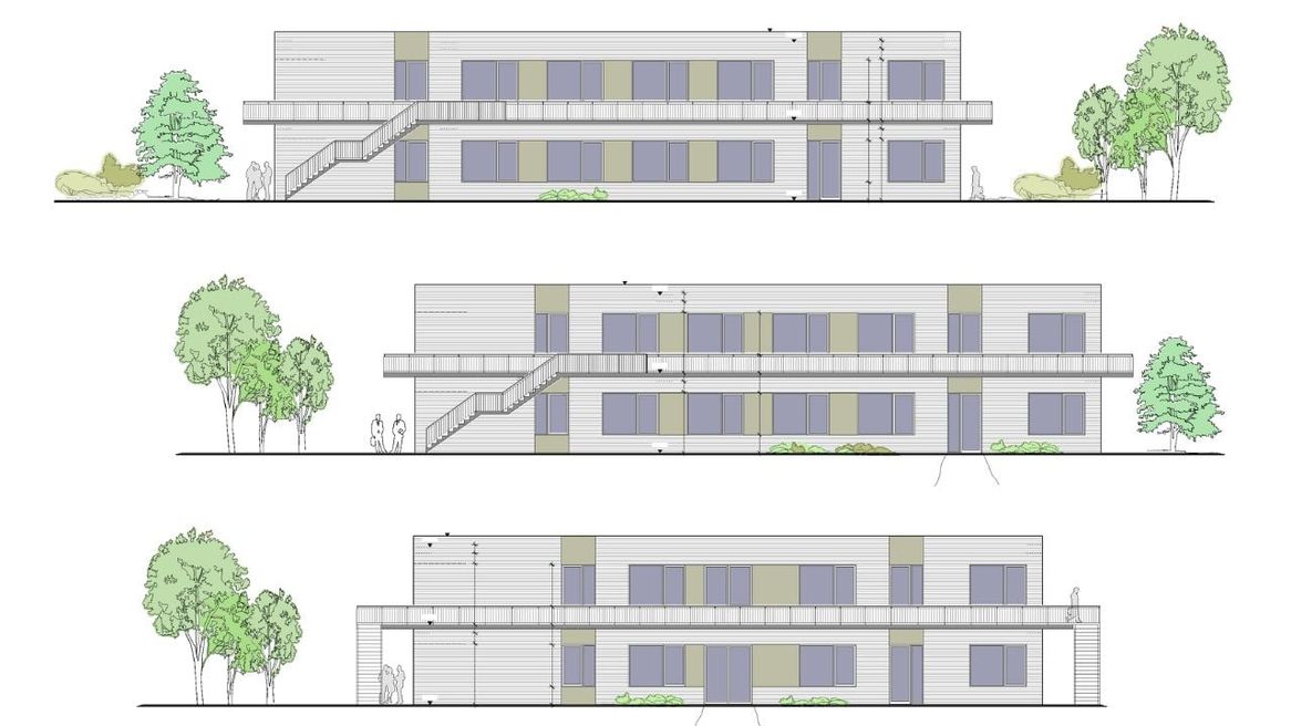 Das neue Verwaltungsgebäude der EWE AG in Delmenhorst. Das neue Verwaltungsgebäude der EWE AG in Delmenhorst.