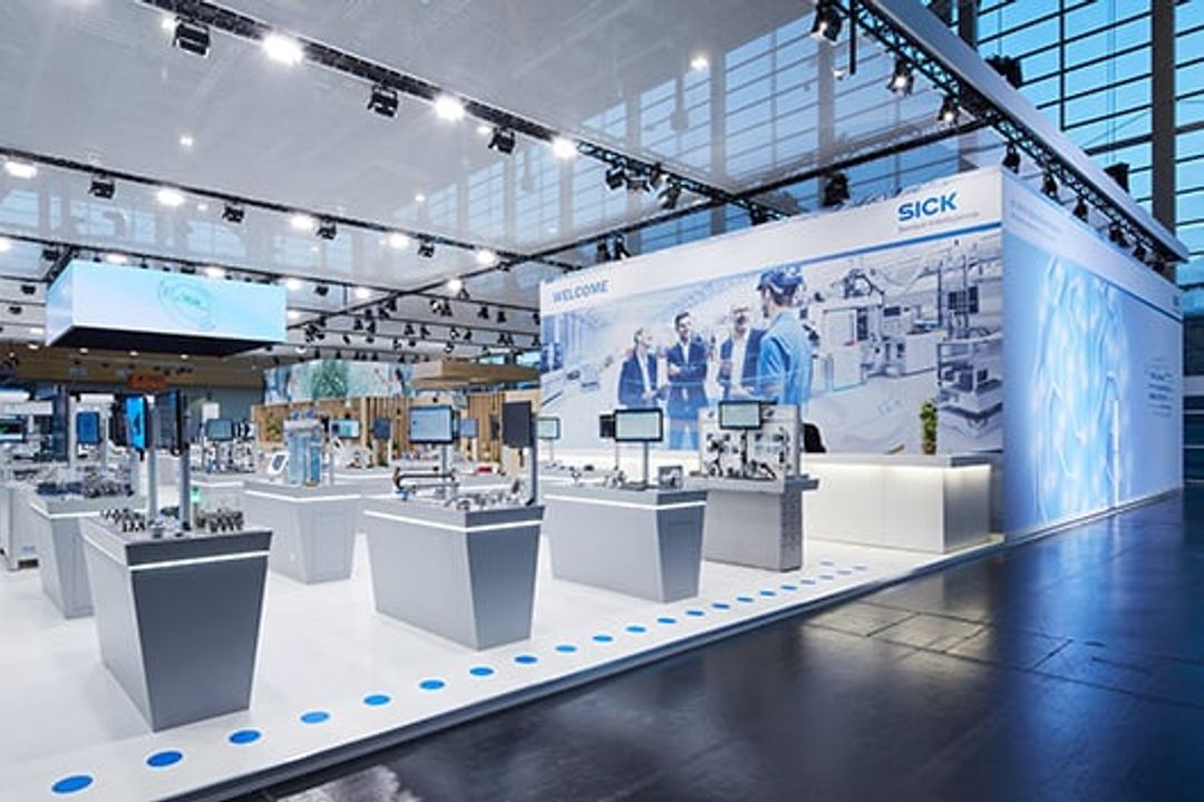 Sick, exhibition stand Sick, exhibition stand