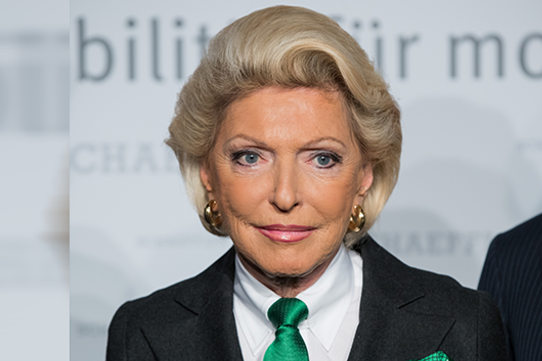 Maria-Elisabeth Schaeffler-Thumann, Deputy Chairwoman of the Supervisory Board and shareholder of Schaeffler AG, pictured in Nuremberg on the sidelines of the company's Annual General Meeting in 2017. Maria-Elisabeth Schaeffler-Thumann, Deputy Chairwoman of the Supervisory Board and shareholder of Schaeffler AG, pictured in Nuremberg on the sidelines of the company's Annual General Meeting in 2017.
