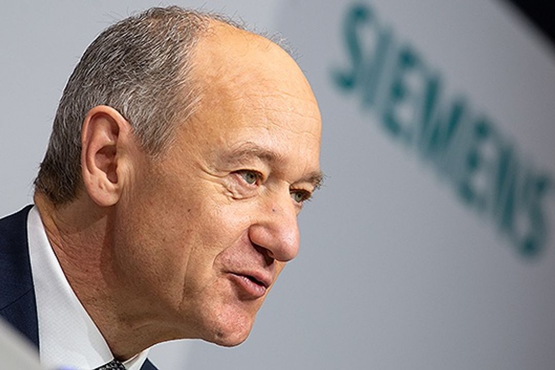 Dr. Roland Busch, Vorstandsvorsitzender der Siemens AG Dr. Roland Busch, Vorstandsvorsitzender der Siemens AG