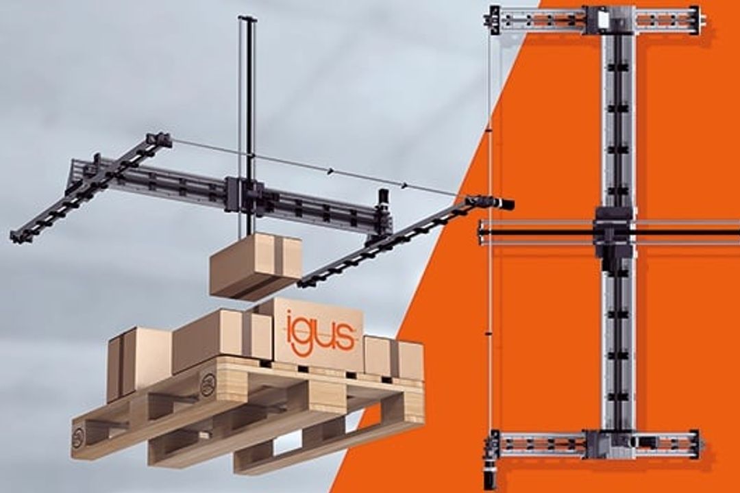 Igus; low-cost version of the spatial gantry robot