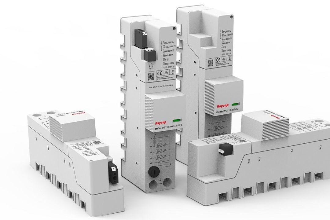 Save installation space in the distribution cabinet Raycap Save installation space in the distribution cabinet Raycap