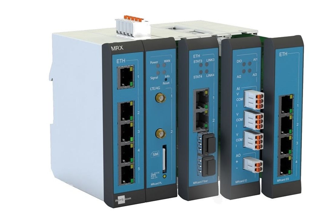 Von Insys icom gibt es neue Einsteckkarten für die modulare Router-Serie ‚MRX‘. Diese Serie ist die Ausgangsplattform für eine ‚Kritis‘-konforme und flexible Anbindung von Leittechnik und EEG-Anlagen.