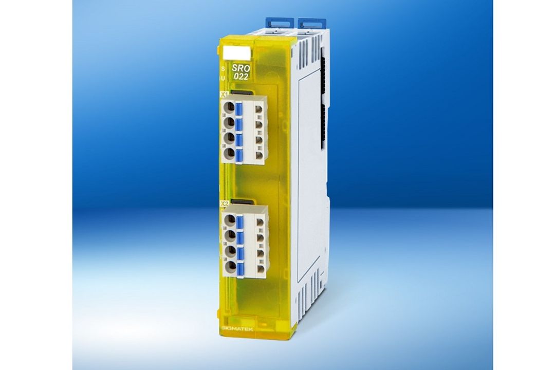 SRO 022 safety module from Sigmatek SRO 022 safety module from Sigmatek