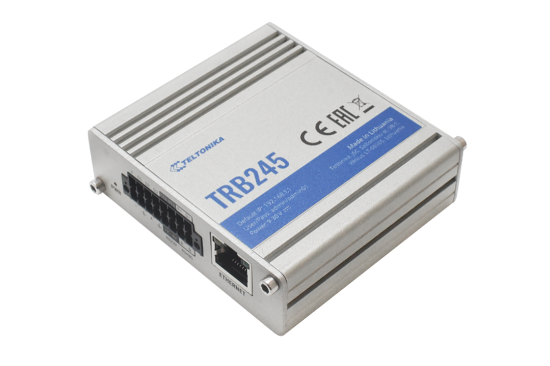 Unitronic übernimmt die Industrie-Gateways TRB 245 und TRB 255 von Teltonika Networks ins firmeninterne ‚Sensor2Cloud‘-Portfolio. Das TRB 245 ist ein kleines industrielles LTE-Cat-4-Gateway mit einer Vielzahl von Eingangs-/Ausgangs-, seriellen und Et