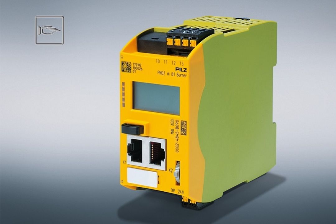 From version 10.12 of the software tool 'PNOZmulti Configurator', the base unit PNOZ m B1 Burner of the safe small controllers 'PNOZmulti 2' from Pilz supports both monitoring and safe control of combustion plants. From version 10.12 of the software tool 'PNOZmulti Configurator', the base unit PNOZ m B1 Burner of the safe small controllers 'PNOZmulti 2' from Pilz supports both monitoring and safe control of combustion plants.