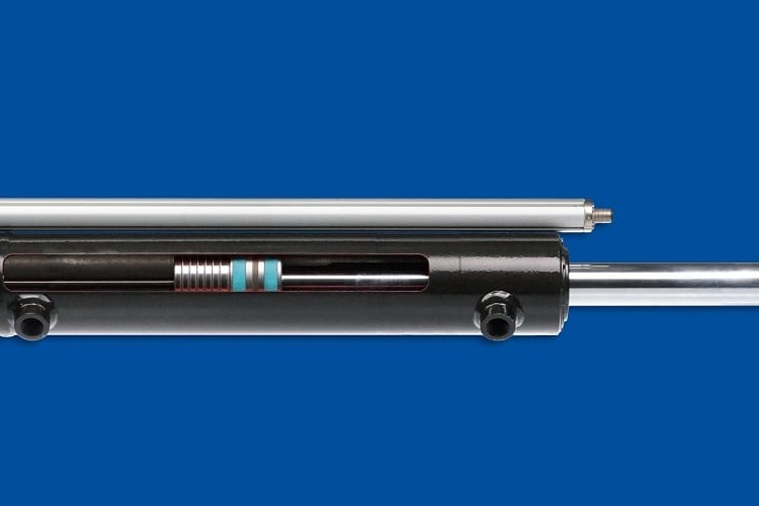 ASM has a sensor solution for hydraulic cylinders which, according to the supplier, considerably simplifies installation and maintenance: posichron EasyMount is an absolute, non-contact and wear-free displacement measuring system for measuring lengths of up to 5750 mm ASM has a sensor solution for hydraulic cylinders which, according to the supplier, considerably simplifies installation and maintenance: posichron EasyMount is an absolute, non-contact and wear-free displacement measuring system for measuring lengths of up to 5750 mm