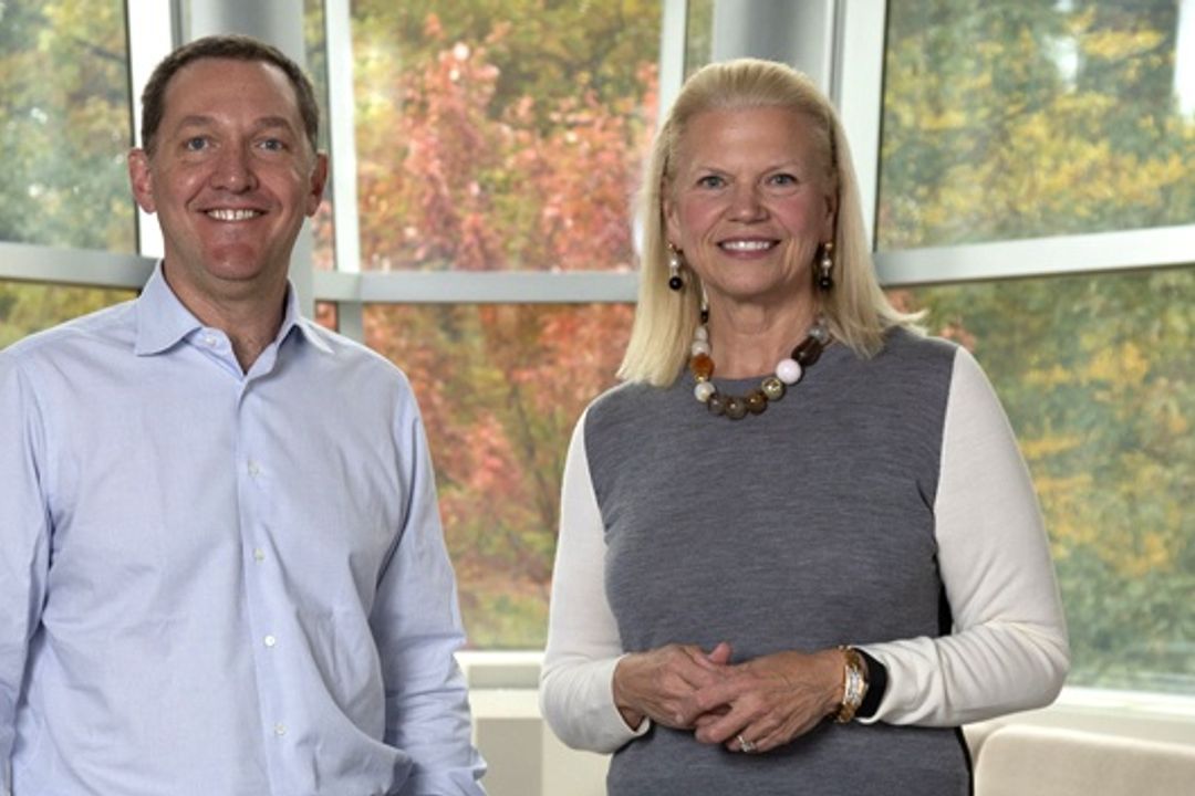 James Whitehurst und Ginni Rometty James Whitehurst und Ginni Rometty