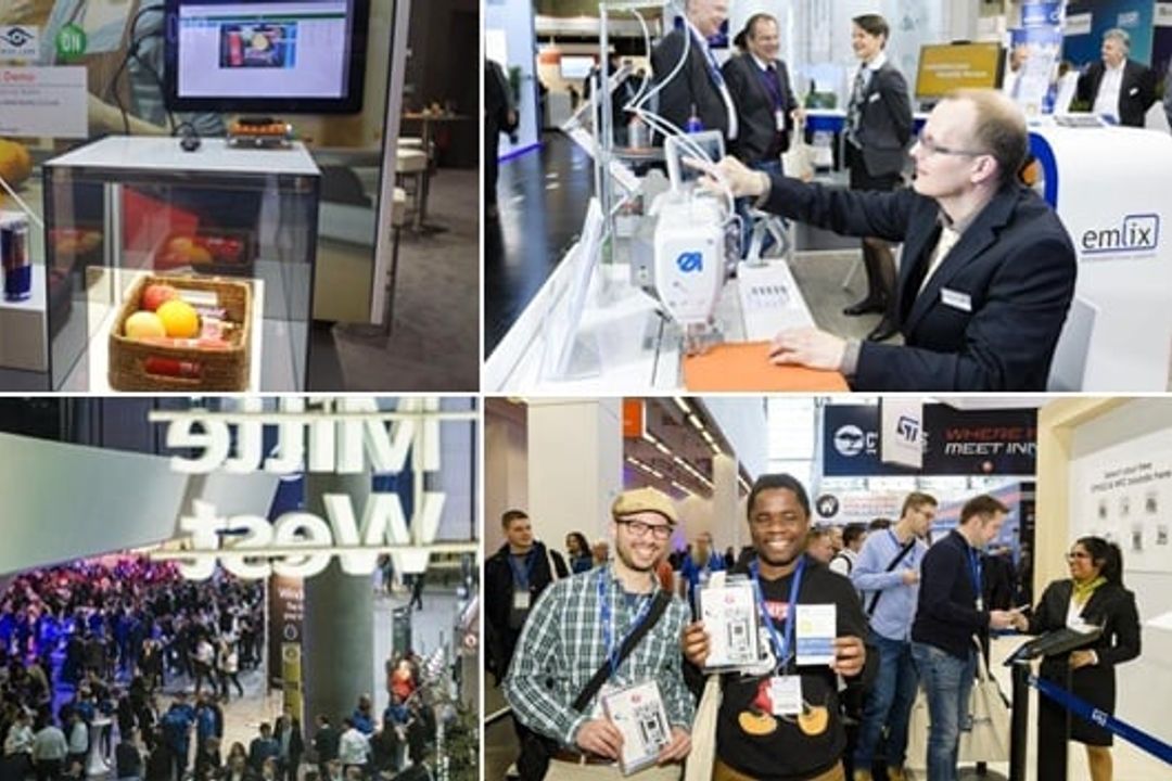 Bildcollage zu Impressionen von der embedded world2019