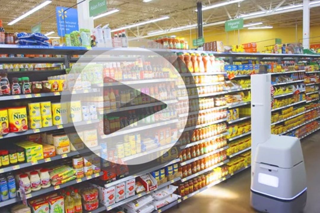 Roboter im Wal-Mart in den USA Roboter im Wal-Mart in den USA