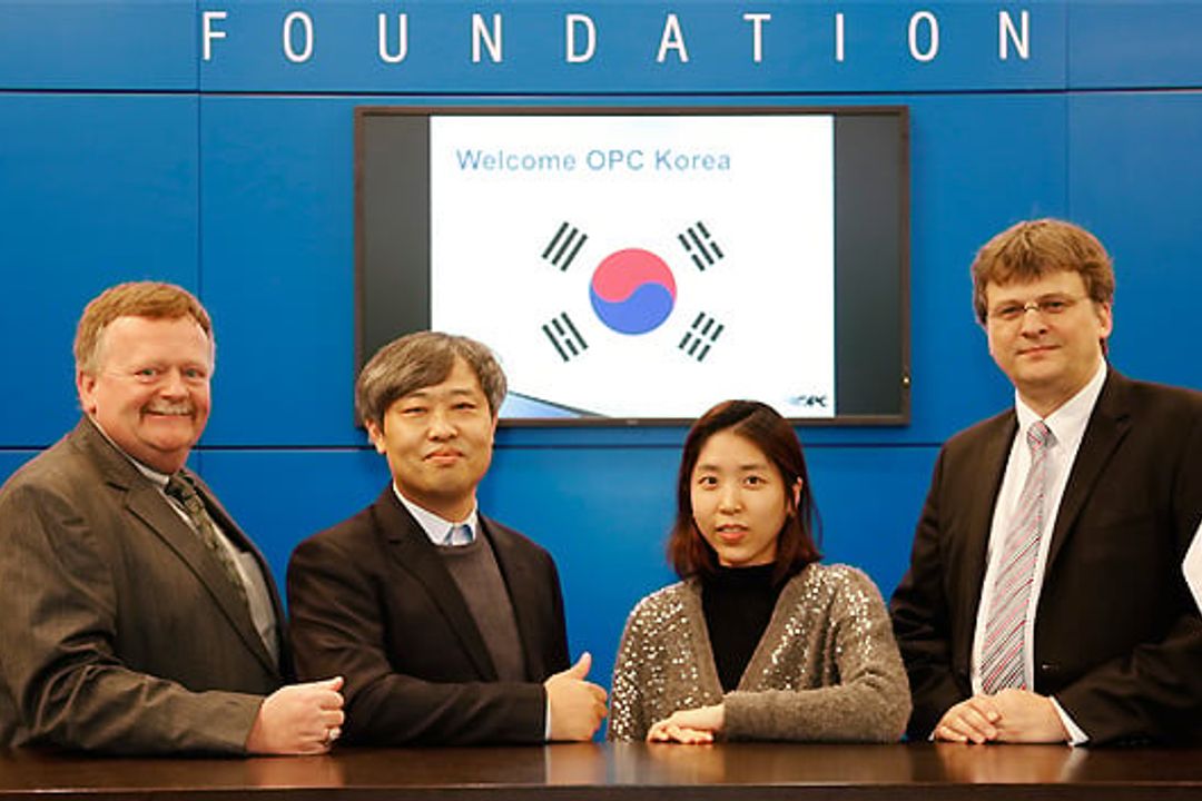 Dependence von OPC Foundation in Indien und Korea Dependence von OPC Foundation in Indien und Korea