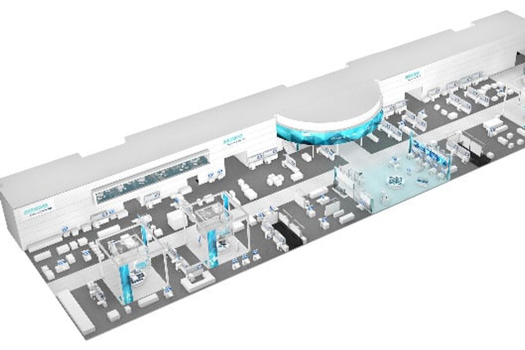 Siemens stand at the Hannover Messe 2017 Siemens stand at the Hannover Messe 2017