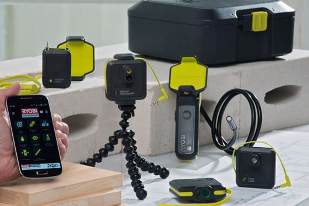 Smartphone basierte Messtechnik von Ryobi Smartphone basierte Messtechnik von Ryobi