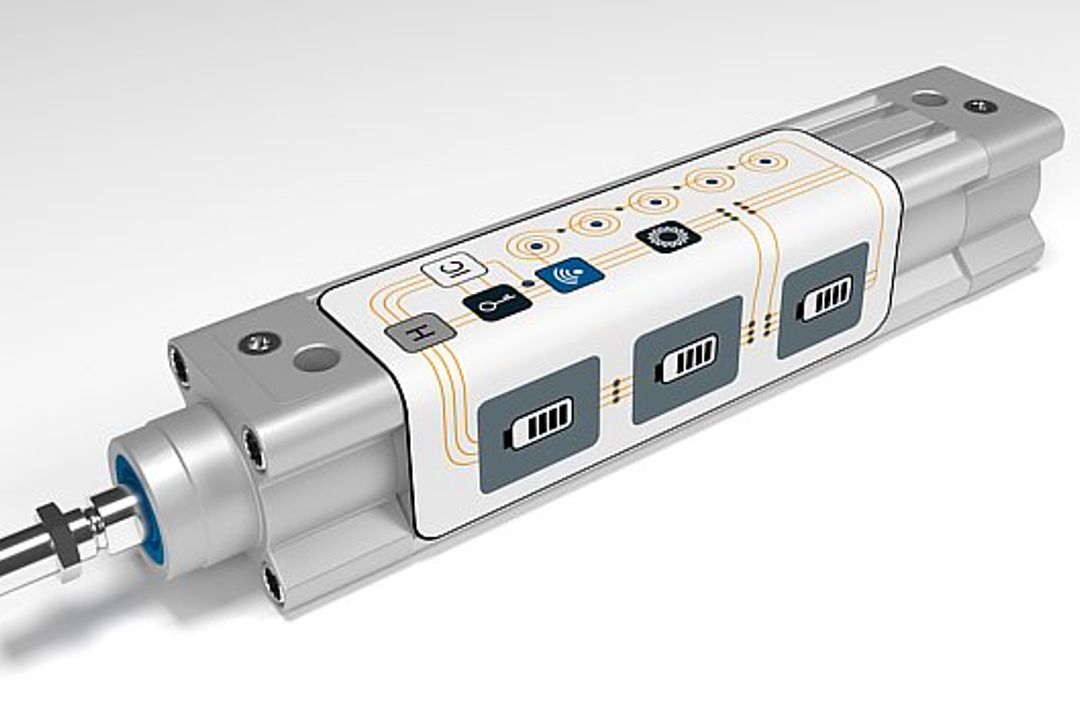 Festo, Label auf Antrieb, ParsiFAI 4.0 Festo, Label auf Antrieb, ParsiFAI 4.0