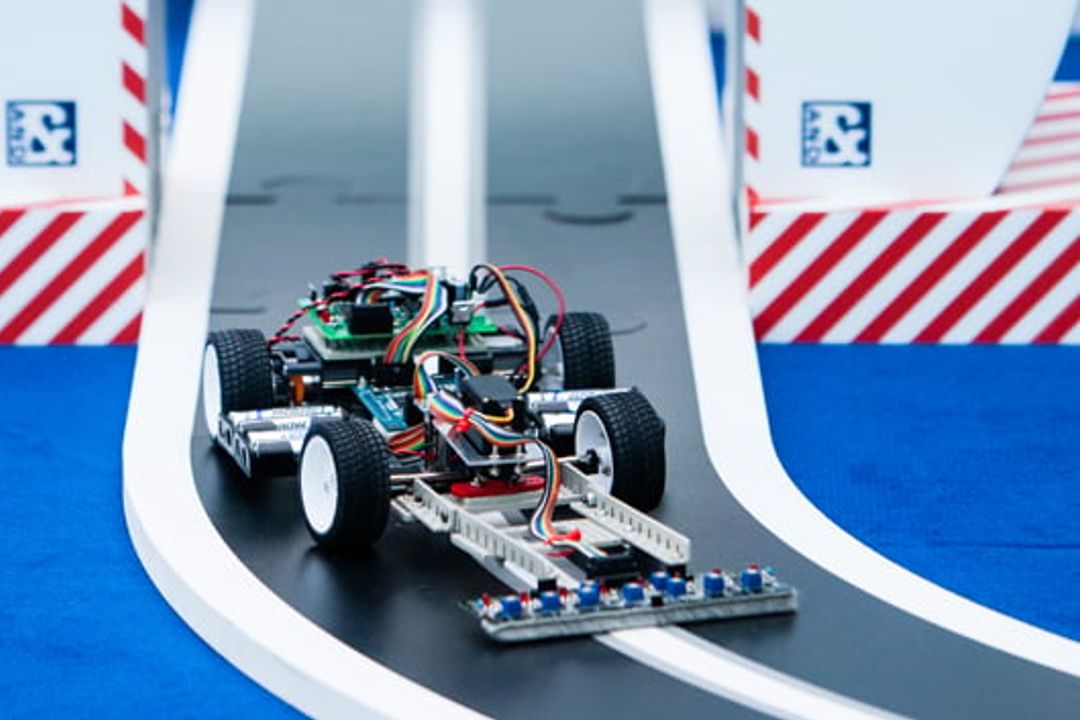 1 MCU Car Rally vehicle from the front