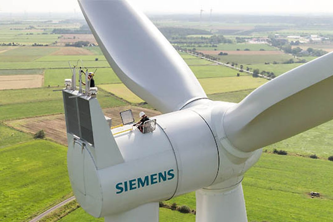 Siemens Windanlage onshore Siemens Windanlage onshore