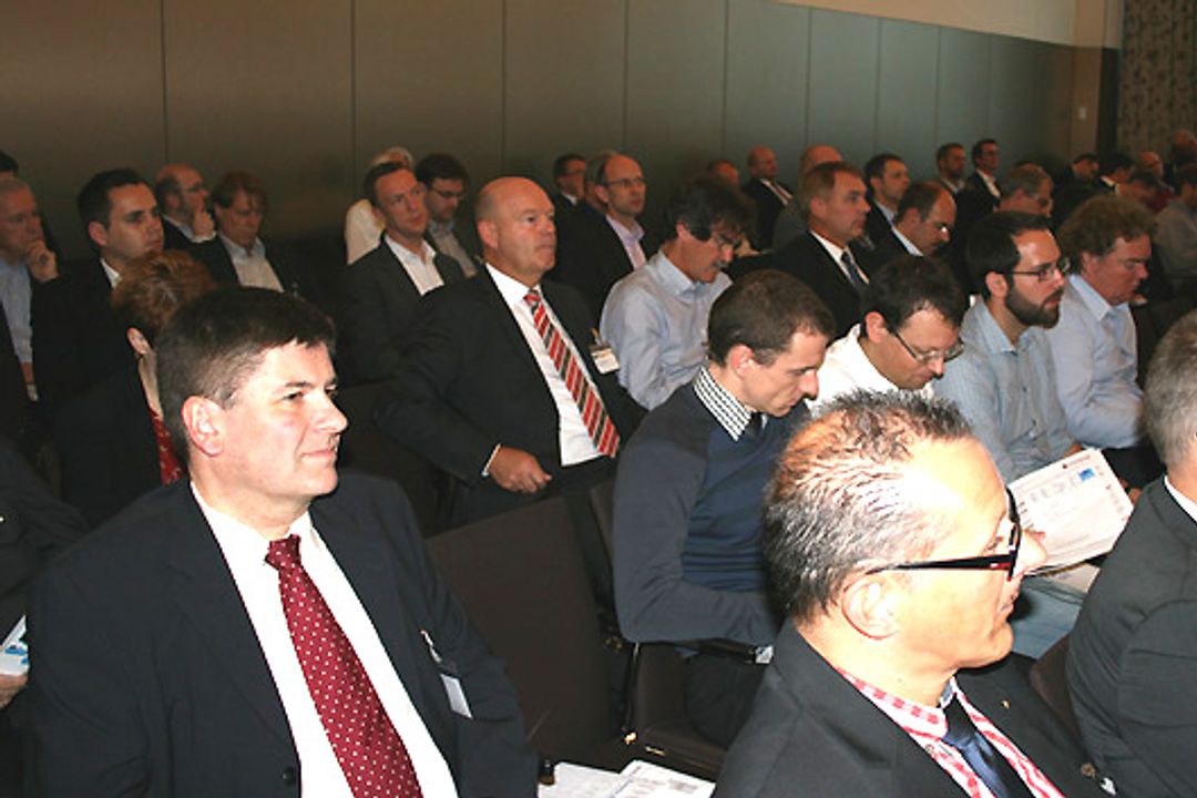 Teilnehmer des Summit Industrie 4.0 im Jahr 2014