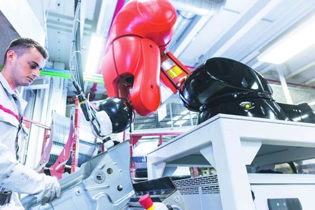 Roboter im Serieneinsatz von Audi Roboter im Serieneinsatz von Audi