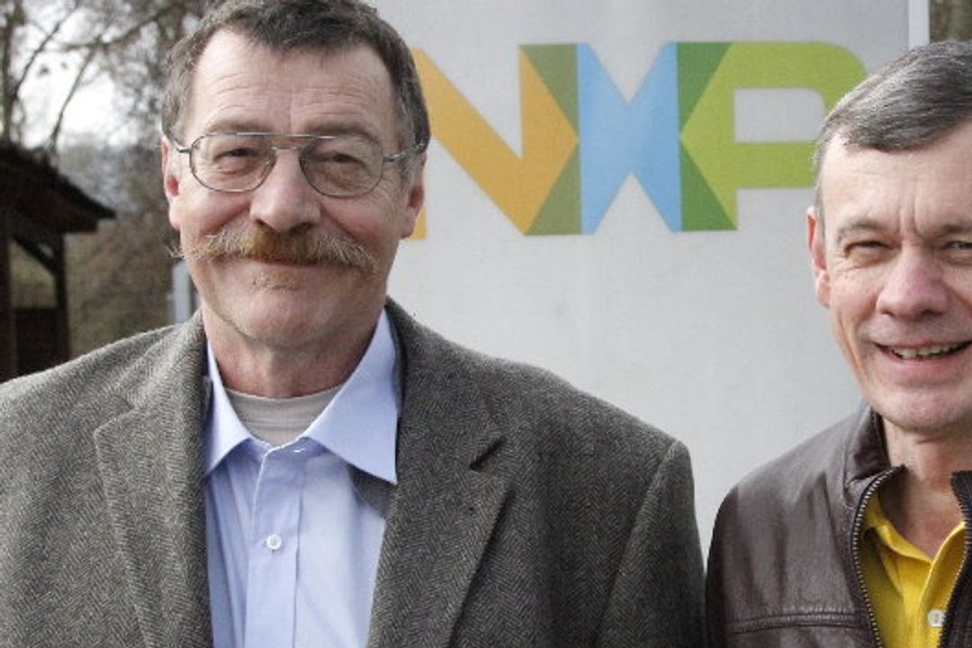 NFC-Pioniere Philippe Maugars und Franz Amtmann