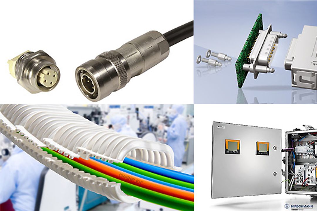 Bildercollage Produkte aus der Elektromechnik