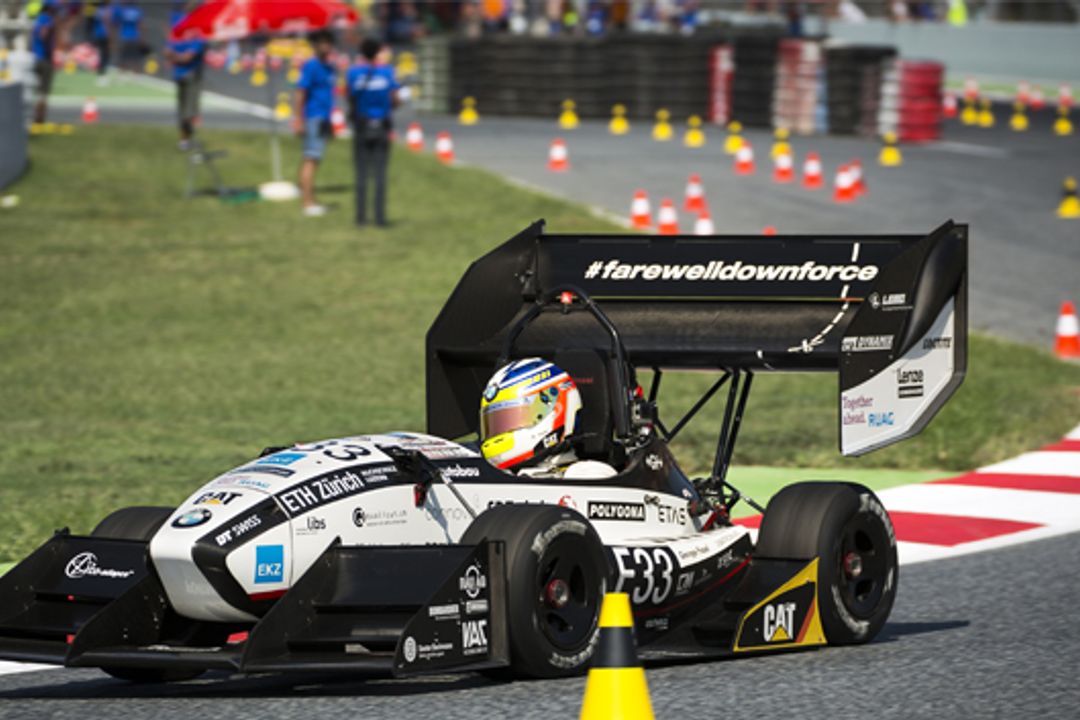 Rennwagen der ETH Zürich auf der Formula Student Rennwagen der ETH Zürich auf der Formula Student