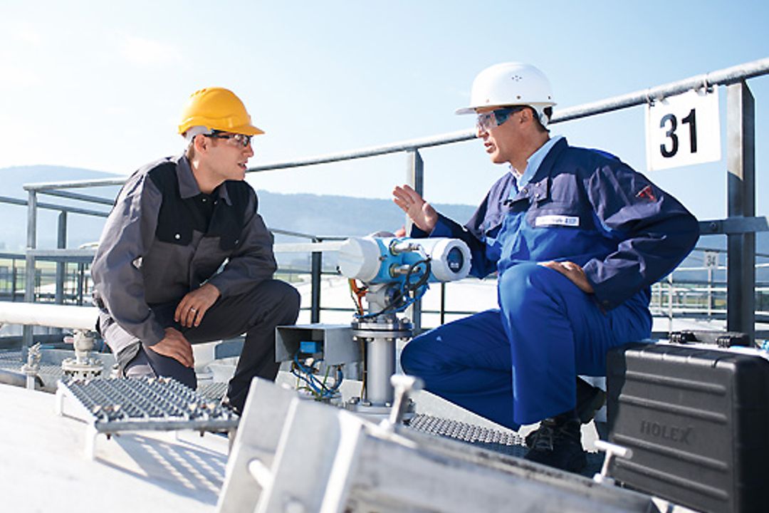 Mitarbeiter von Endress+Hauser