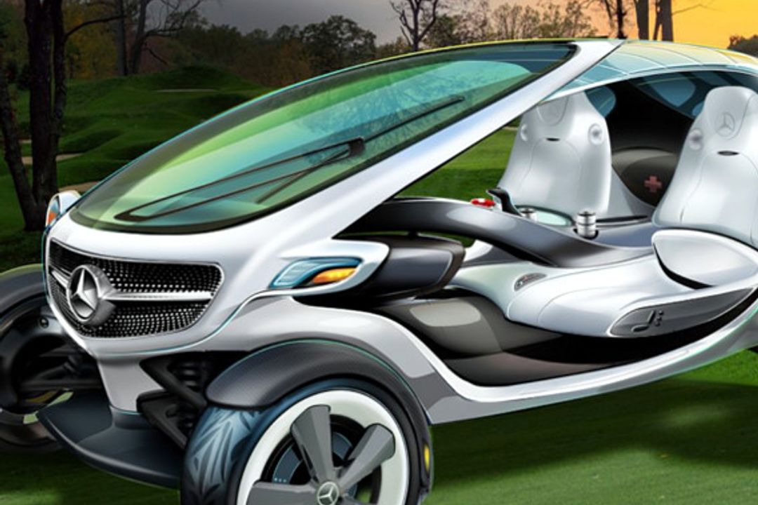 Mercedes Benz, Zukunftsvision Golf Cart, Teaser Mercedes Benz, Zukunftsvision Golf Cart, Teaser