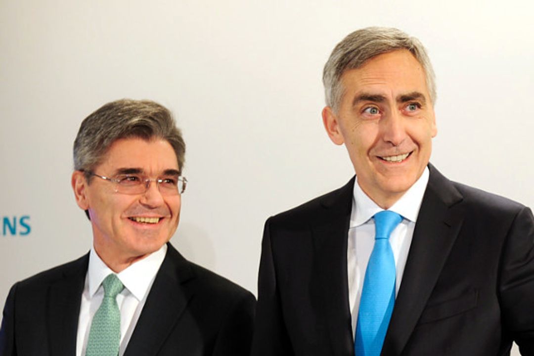 Siemens, Joe Kaeser und Peter Löscher Siemens, Joe Kaeser und Peter Löscher