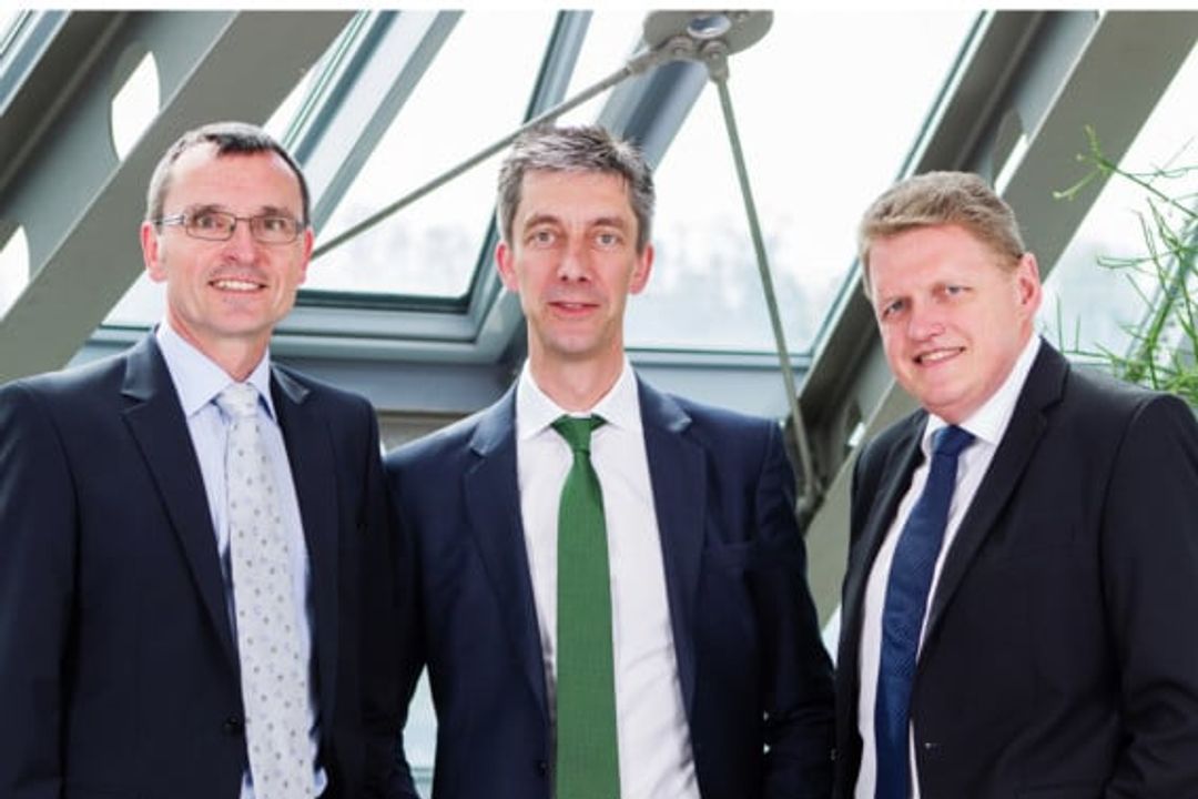 Der Jetter-Vorstand (v.l.n.r.): Günter Eckert, Christian Benz, Martin Jetter