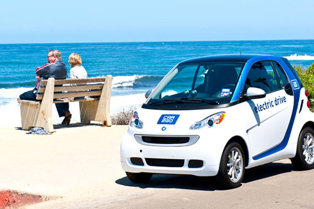 car2go-Smart am Pacific Beach, San Diego/USA