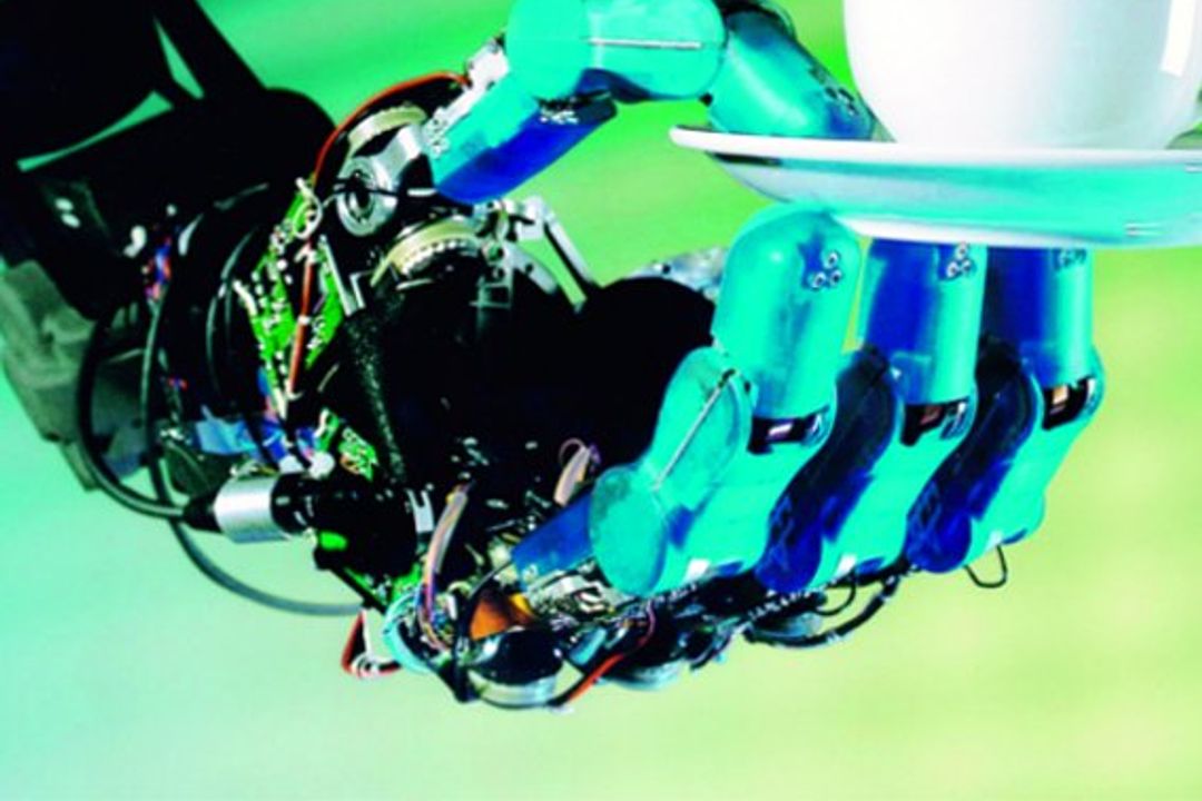 Roboterhand Tasse 