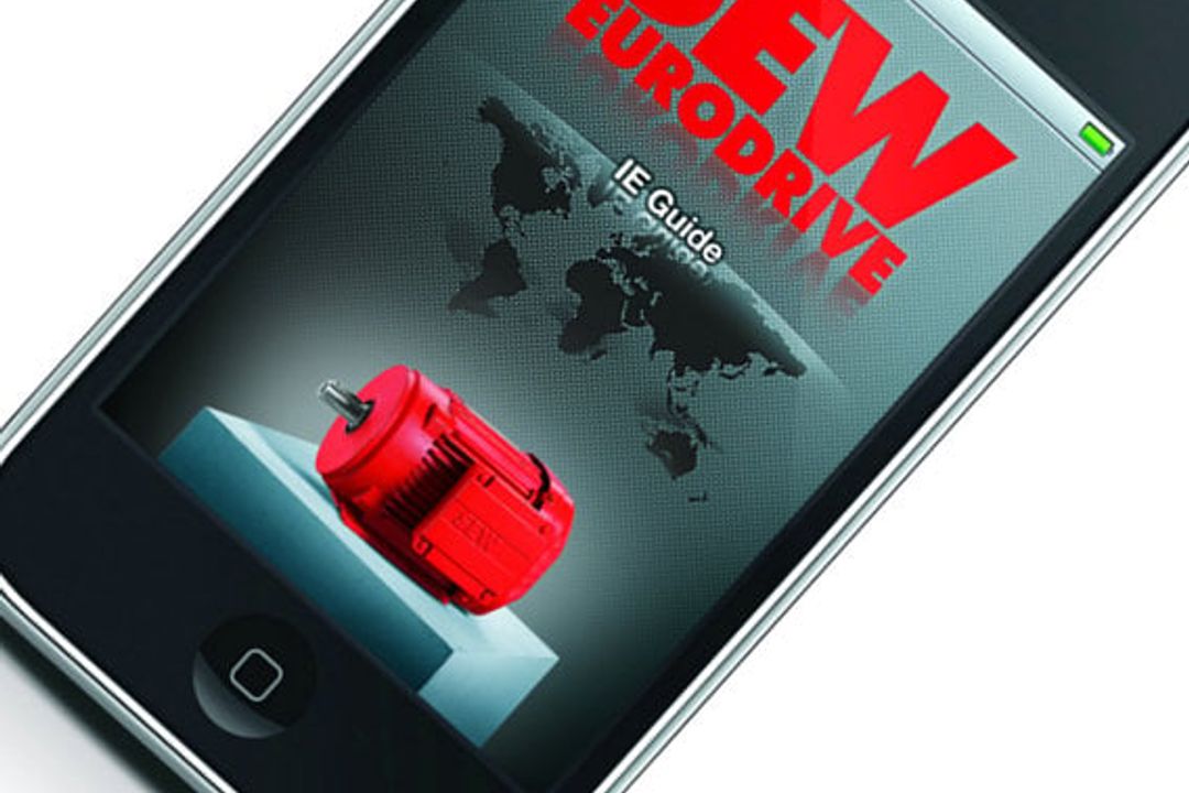 iPhone, Applikation von SEW Eurodrive