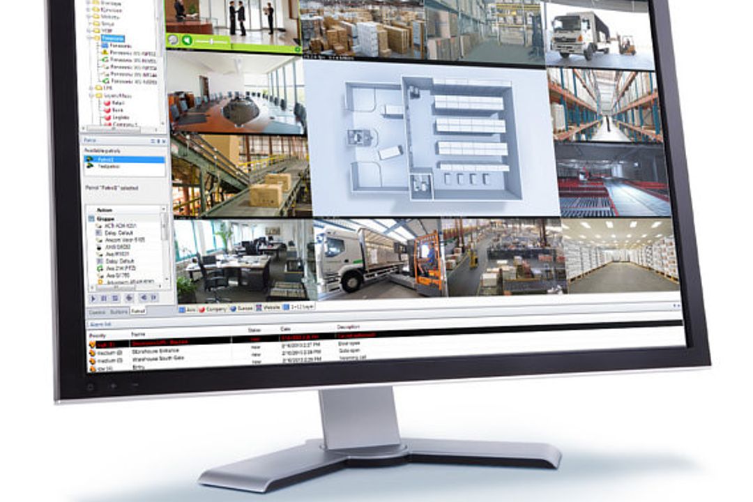 Display, Screenshot CCTV-Software SeeTec