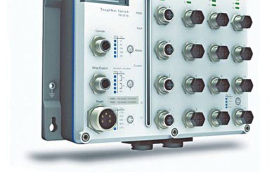 Moxa, Anti-Vidration-Ethernet-Switches der ToughNet-Serie Moxa, Anti-Vidration-Ethernet-Switches der ToughNet-Serie